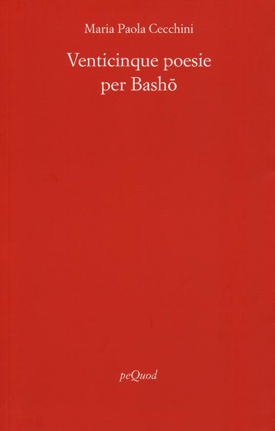 25 poesie per Basho - Maria Paola Cecchini - copertina