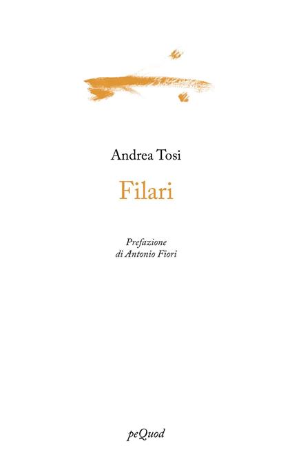 Filari - Andrea Tosi - copertina