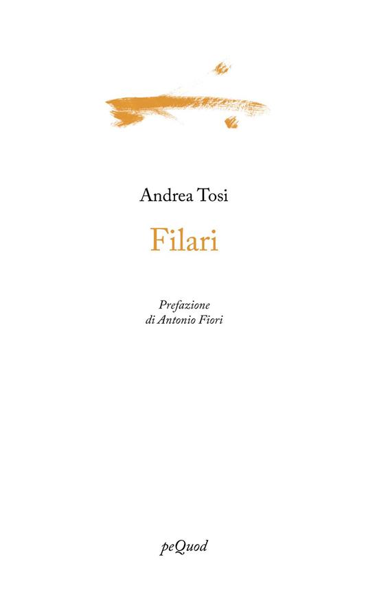 Filari - Andrea Tosi - copertina