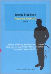 Anonima avvocati - Jeremy Blachman - copertina