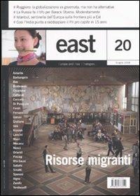 East. Vol. 20: Risorse migranti. - copertina