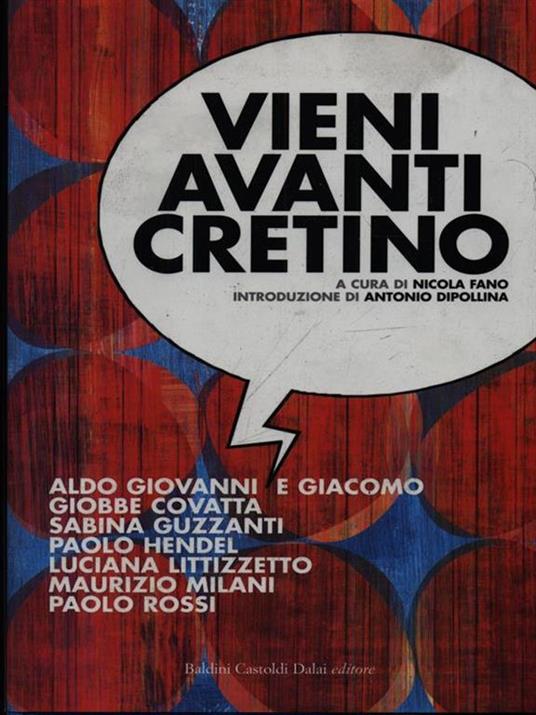 Vieni avanti cretino - copertina