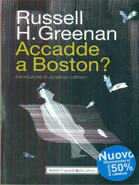 Accadde a Boston? - Russell H. Greenan - copertina