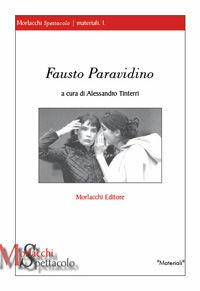 Libro Fausto Paravidino Alessandro Tinterri