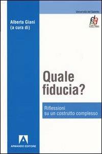 Quale fiducia? Riflessione su un costrutto complesso - copertina