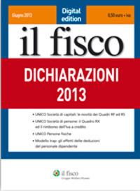 Dichiarazioni 2013 - Andrea Sergiacomo - ebook
