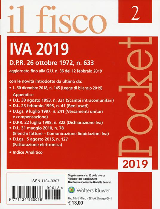 IVA 2019 - copertina