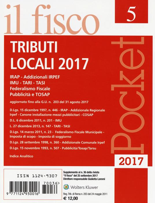 Tributi locali 2017 - copertina