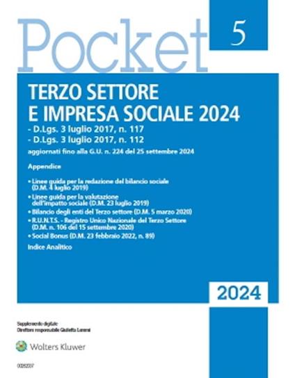 Terzo settore e impresa sociale 2024 - copertina