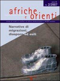 Afriche e Orienti (2007). Vol. 2: Narrative di migrazioni, diaspore ed esili. - copertina