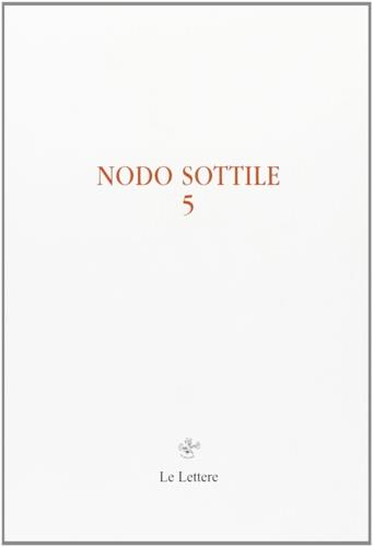 Nodo sottile. Vol. 5 - copertina