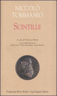 Scintille - Niccolò Tommaseo - copertina