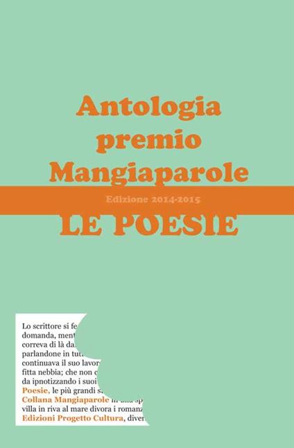 Le poesie. Antologia premio Mangiaparole 2014-2015 - copertina