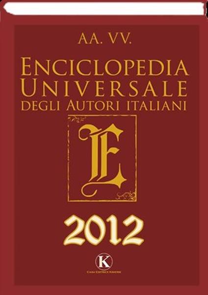 Enciclopedia universale degli autori italiani 2012 - copertina