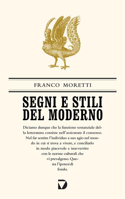 Segni e stili del moderno - Franco Moretti - copertina