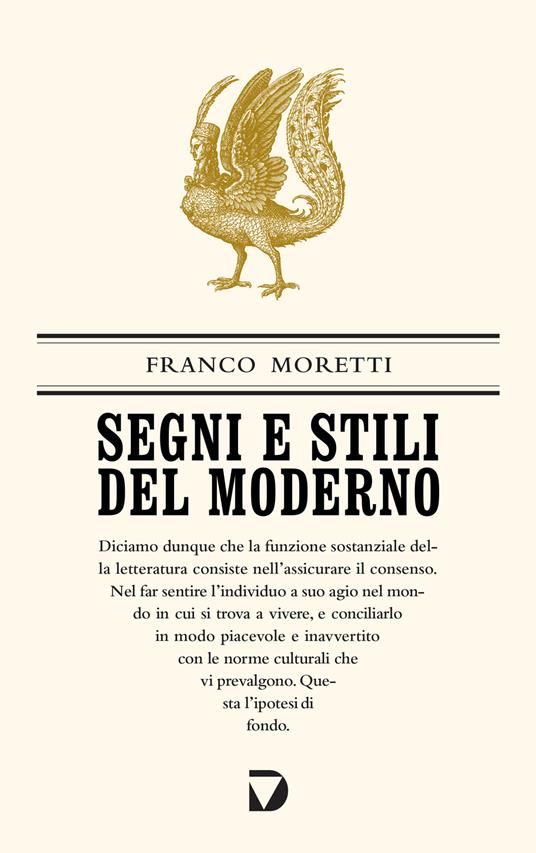 Segni e stili del moderno - Franco Moretti - copertina