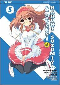 La malinconia di Haruhi Suzumiya. Vol. 5 - Nagaru Tanigawa,Gaku Tsugano,Noizi Ito - copertina