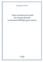 Nuovi contributi per lo studio dei connotati personali nei documenti dell'Egitto greco-romano