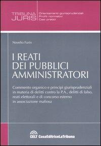 I reati dei pubblici amministratori - Novelio Furin - copertina