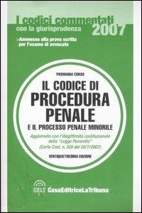 Il codice di procedura penale e il processo penale minorile - copertina