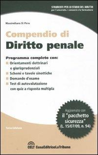 Compendio di diritto penale - Massimiliano Di Pirro - copertina