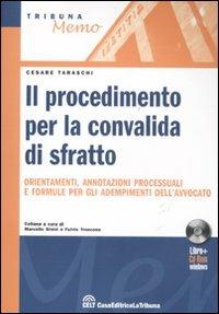 Il procedimento per convalida di sfratto. Con CD-ROM - Cesare Taraschi - copertina