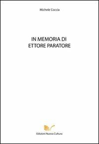 In memoria di Ettore Paratore - Michele Coccia - copertina