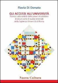 Gli accessi all'università - Flavia Di Donato - copertina