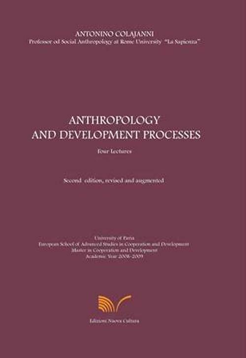 Anthropology and development processes - Antonino Colajanni - copertina