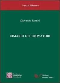 Rimario dei trovatori - Giovanna Santini - copertina