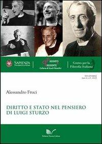 Diritto e Stato nel pensiero di Luigi Sturzo - Alessandro Fruci - copertina