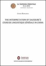 The interpretation of Saussure's. Cours de linguistique générale in China