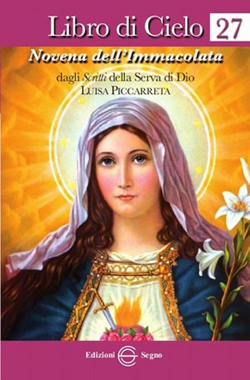 Libro di cielo 27. Novena dell'Immacolata - Luisa Piccarreta - copertina