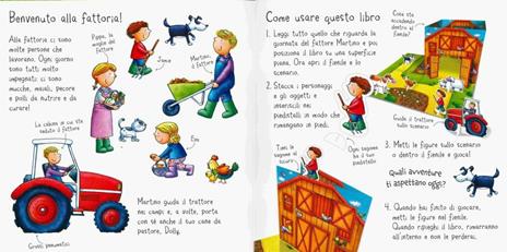 La fattoria. Con oltre 20 sagome e lo scenario per giocare! Costruisci & gioca. Ediz. a colori - Miles Kelly - 3