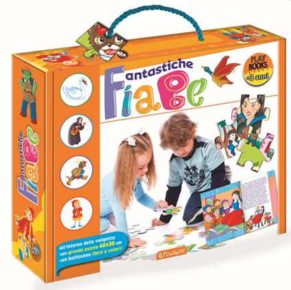 Fantastiche fiabe. Play books. Ediz. a colori. Con puzzle - copertina