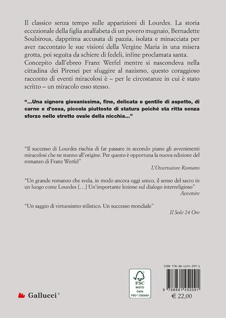 Il canto di Bernadette - Franz Werfel - 2