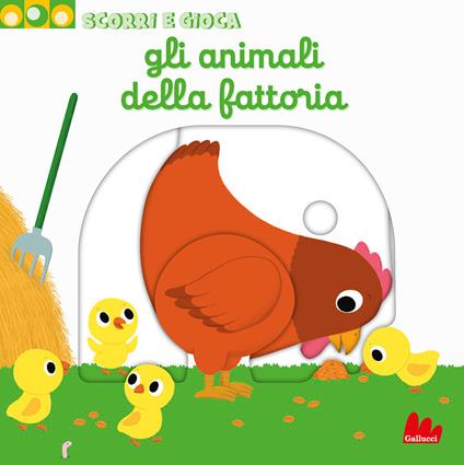 Gli animali della fattoria. Scorri e gioca. Ediz. illustrata - Nathalie Choux - copertina