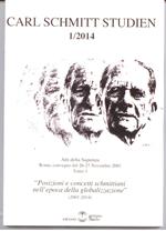 Carl Schmitt studien (2014). Ediz. multilingue. Vol. 1