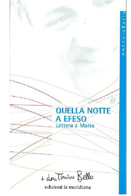 Quella notte a Efeso. Lettera a Maria - Antonio Bello - ebook