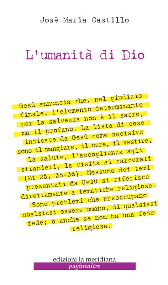 L' umanità di Dio - José Maria Castillo - ebook