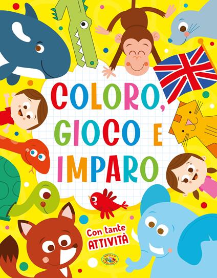 Coloro, gioco e imparo. Ediz. a colori - copertina