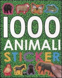 1000 animali stickers - copertina
