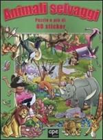 Animali selvaggi. Libro puzzle. Con adesivi