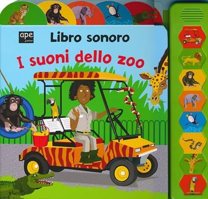 I suoni dello zoo. Libro sonoro. Ediz. illustrata - copertina