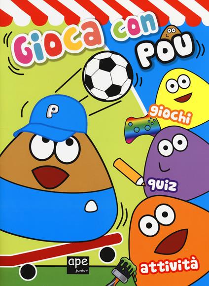 Gioca con Pou. Giochi, quiz, attività. Ediz. illustrata - Paul Salame - copertina