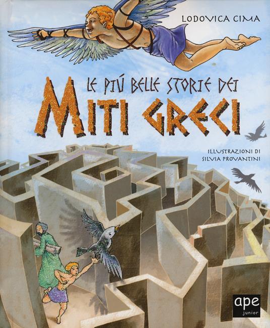 Le più belle storie dei miti greci - Lodovica Cima - copertina
