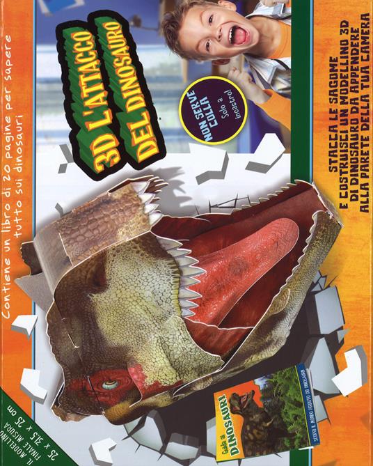 3D l'attacco del dinosauro - copertina