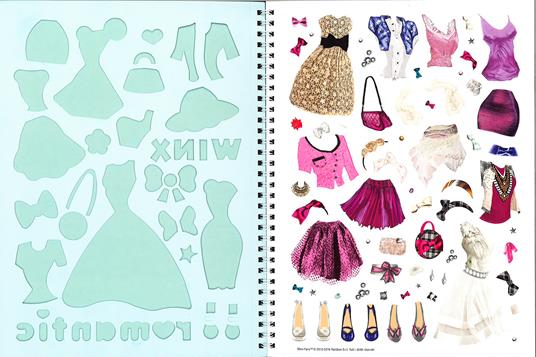 Design book romantic. Winx Fairy Couture. Con adesivi. Ediz. illustrata - 3
