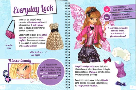 Design book romantic. Winx Fairy Couture. Con adesivi. Ediz. illustrata - 4