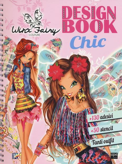 Design book chic. Winx Fairy Couture. Ediz. illustrata - copertina